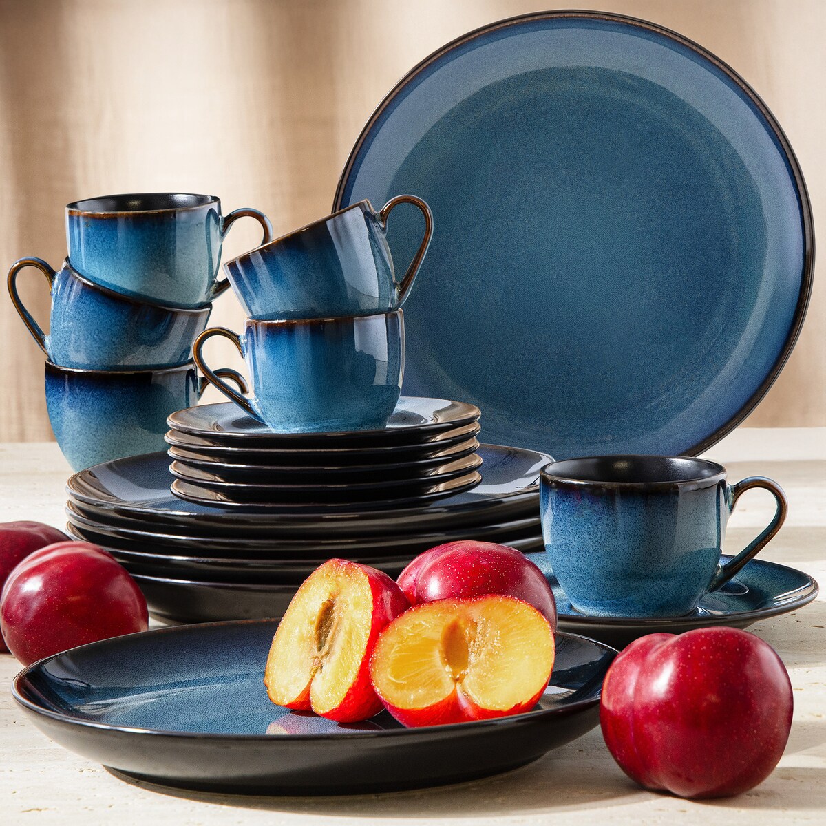 BALI Zestaw kawowy espresso 6 os. (18 el.)