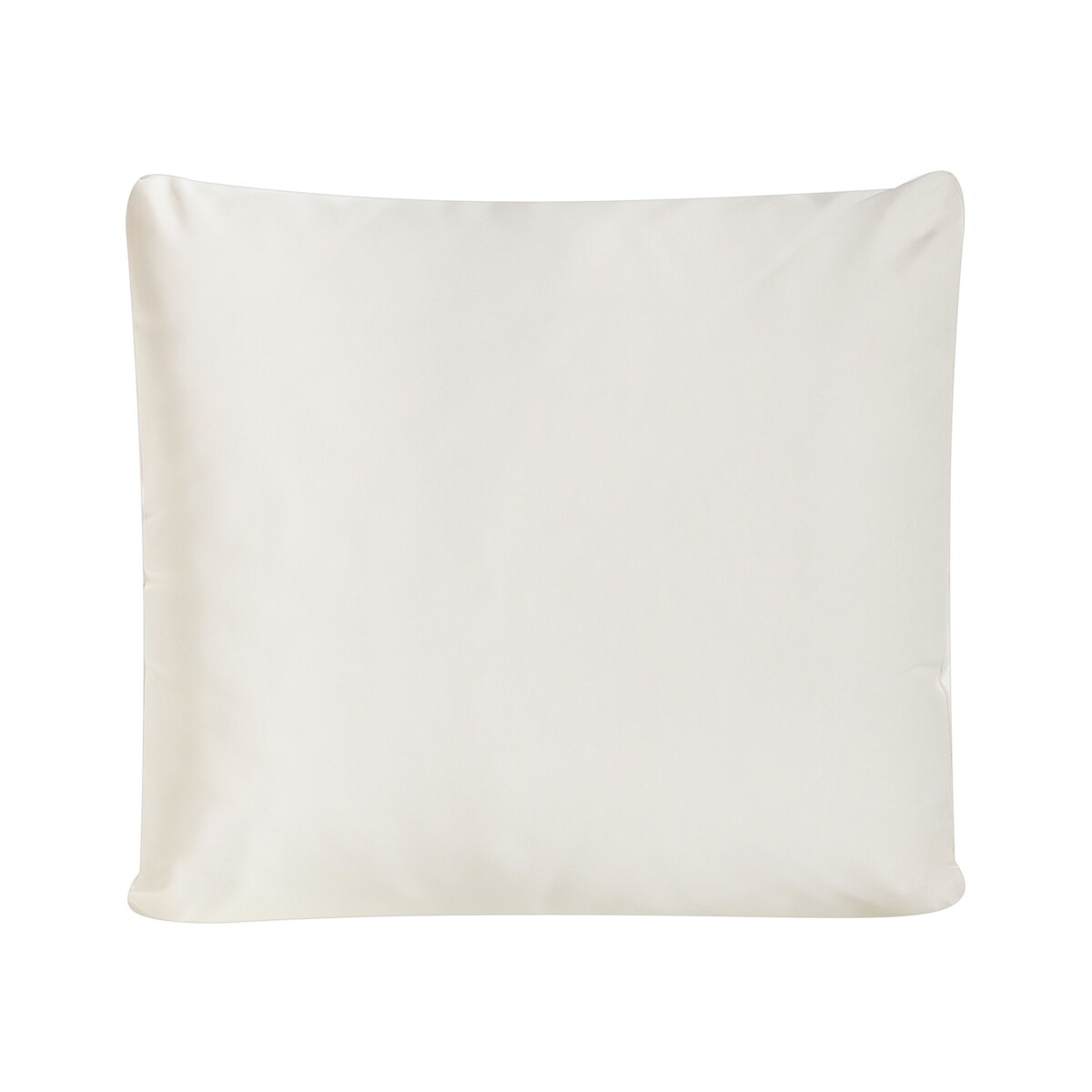 Zestaw 2 krzeseł ogrodowych z poduszkami MICCIANO Drewno akacjowe Złamana biel