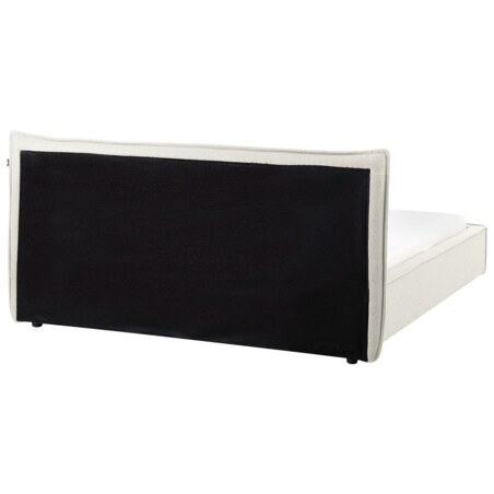 Łóżko wodne LESTRE 160 x 200 cm Złamana biel