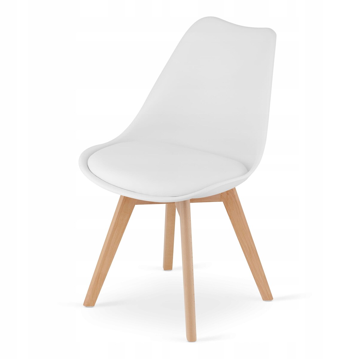 Zestaw Stół Do Jadalni Kuchni Salonu Biura Prostokątny 120X80 Dąb Sonoma + 4 Krzesła Mark Białe