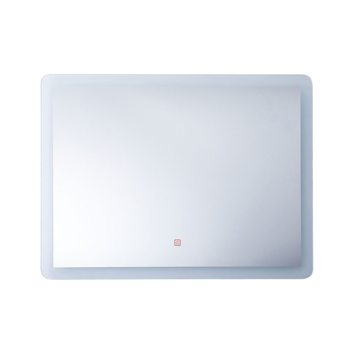 Lustro ścienne LED 60 x 80 cm srebrne CORROY