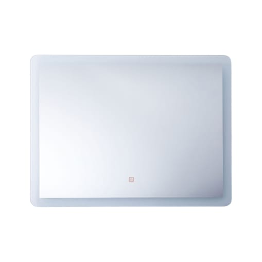 Lustro ścienne LED 60 x 80 cm srebrne CORROY