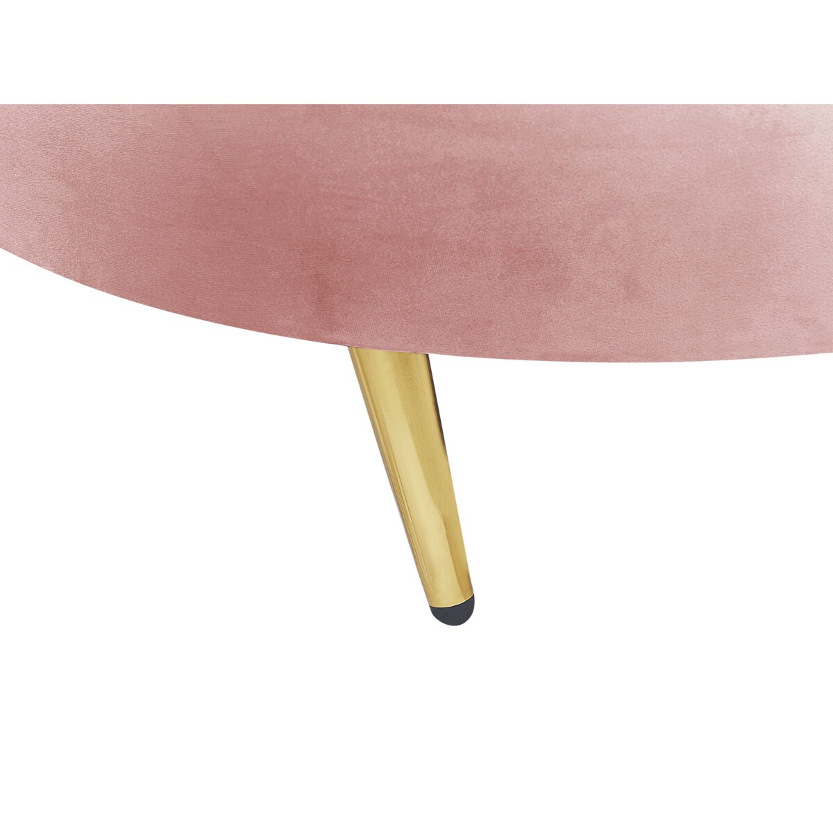 Sofa welurowa różowa SAVAR