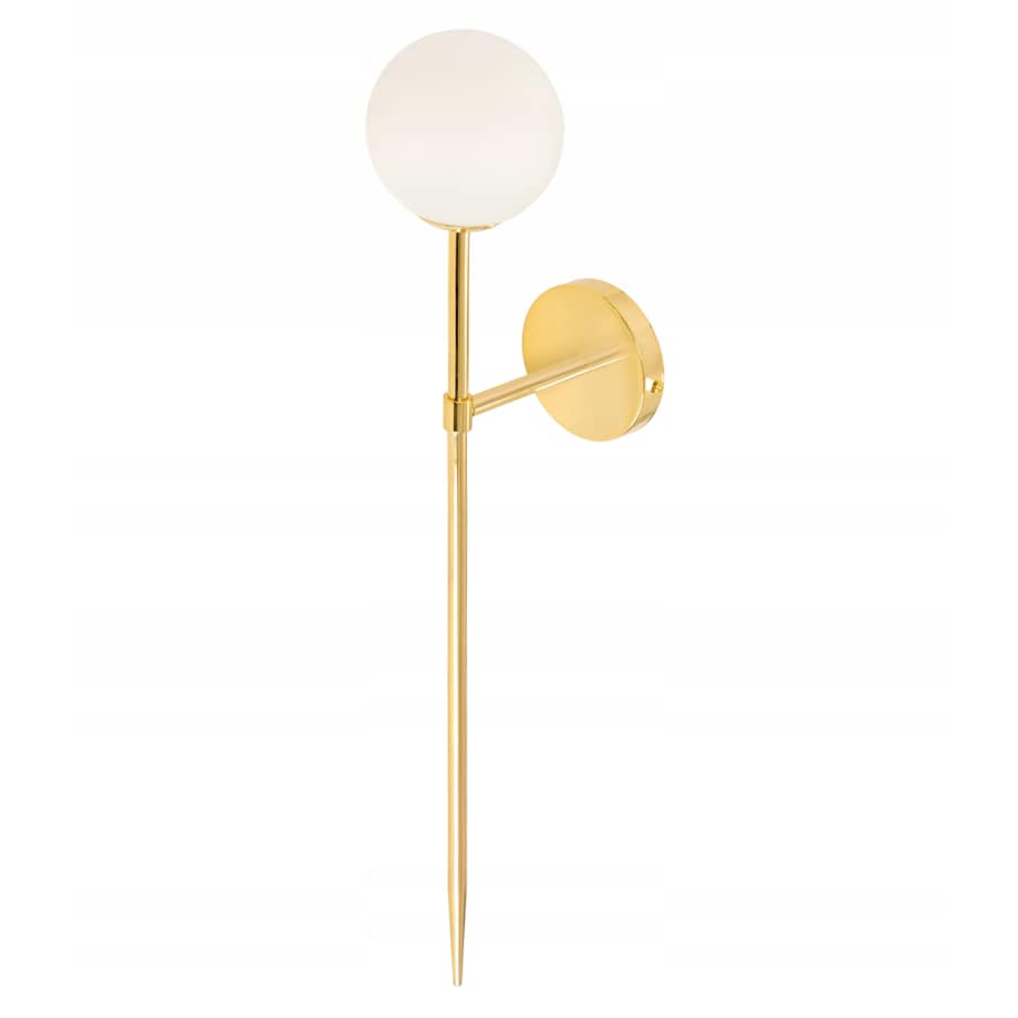 Lampa Kinkiet Złoty Wysoki Ścienny Nowoczesny 90Cm