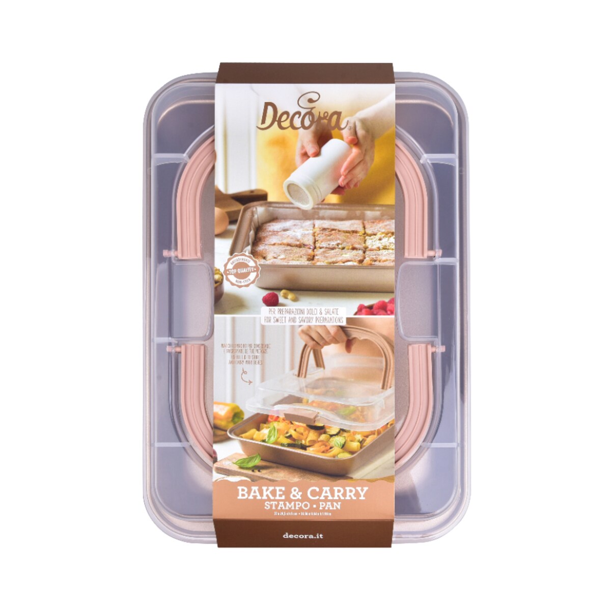 Decora Forma do ciasta + transporter z rączką