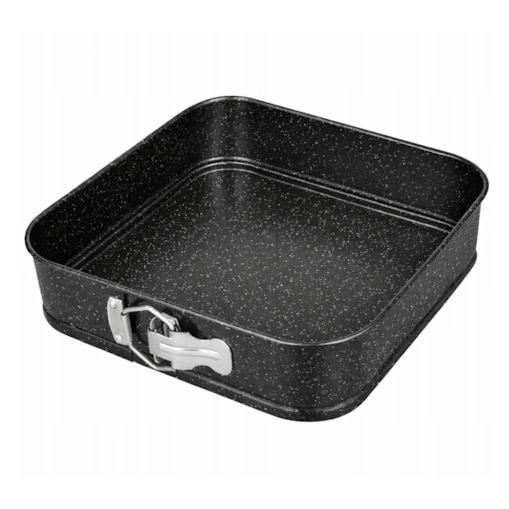 Forma do pieczenia tortownica otwierana blacha czarna 24x24CM BRUNBESTE BB-7717