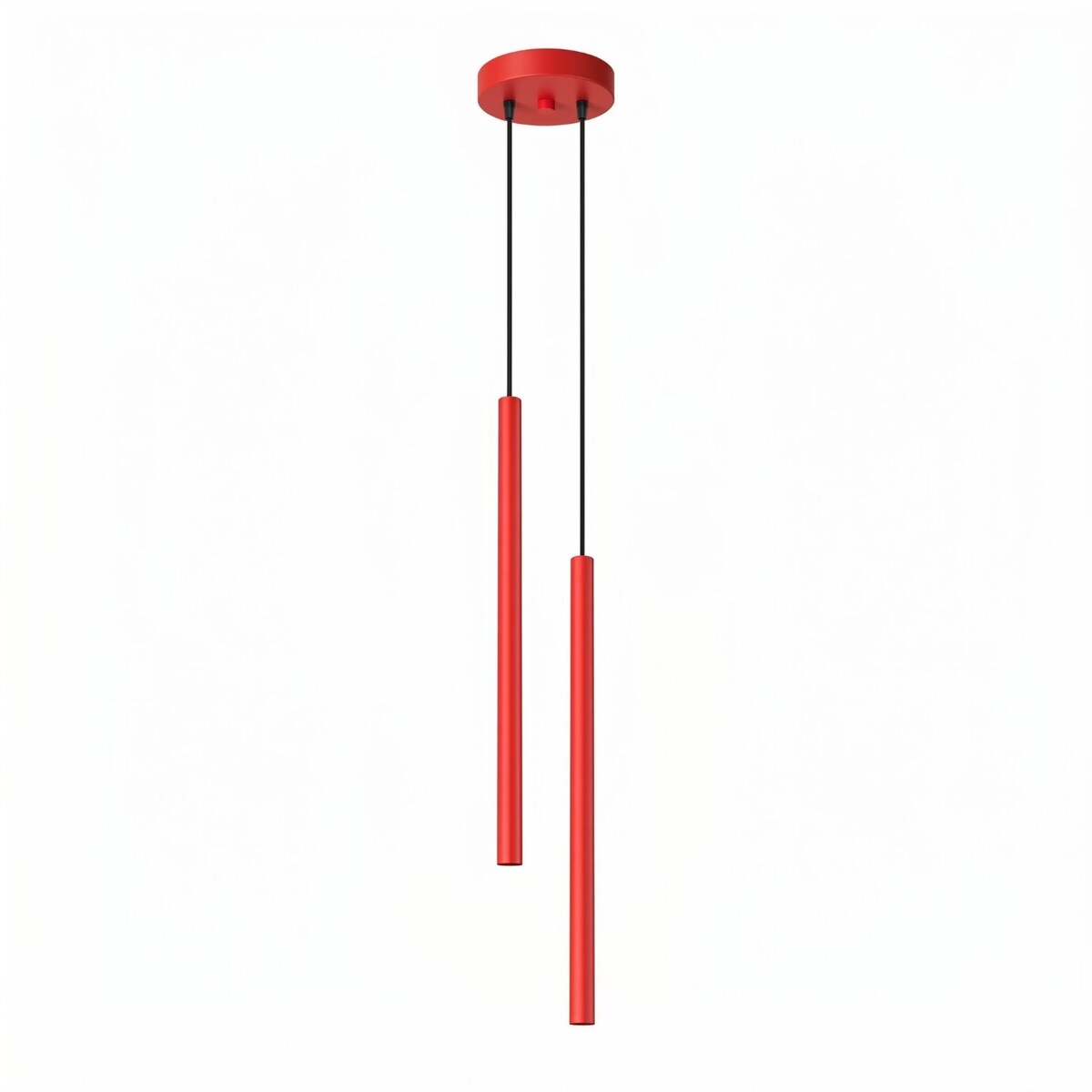 Lampa wisząca PASTELO 2 czerwona