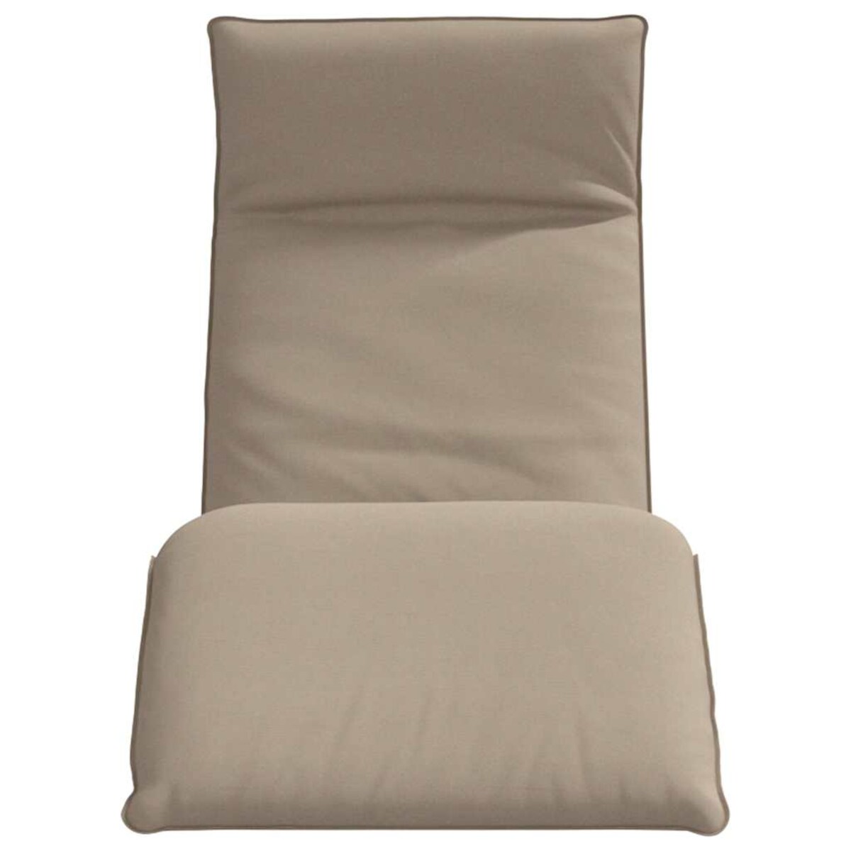 vidaXL Leżak składany Taupe 175x54x8,5 cm Oxford Fabric