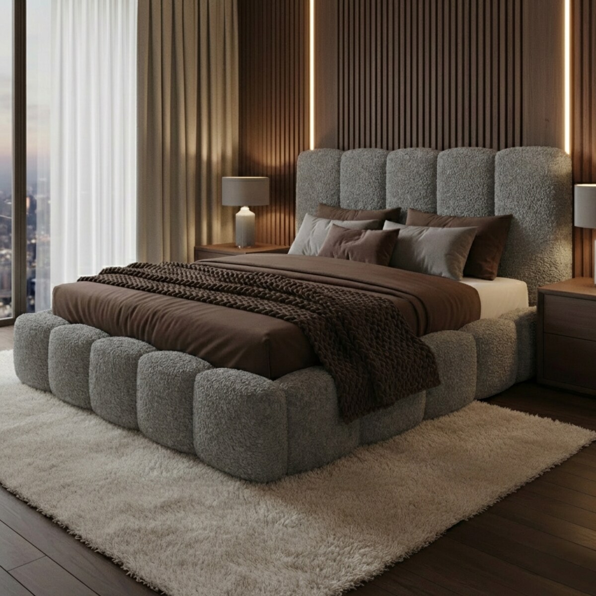 Łóżko Tapicerowane Monarch 160X200 Stelaż Pojemnik Na Pościel Loop 17