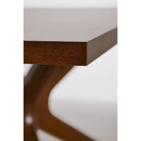 Prostokątny stół jadalniany 180x90 cm Arnaiz ciemnobrązowy