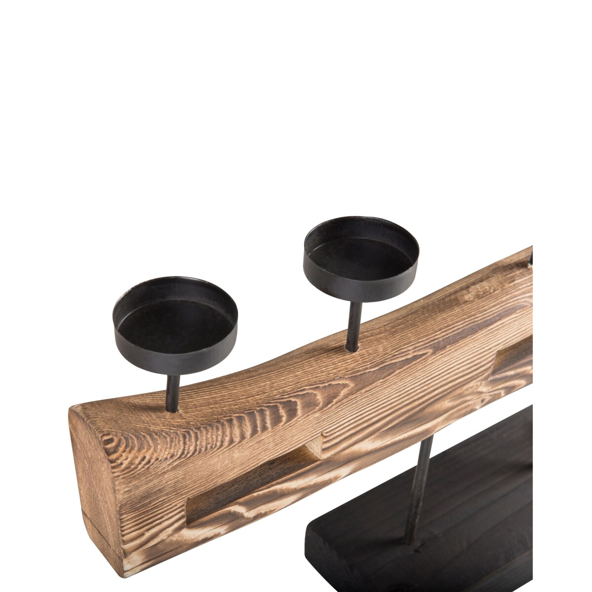 Świecznik drewniany 36 cm GUATEMALA