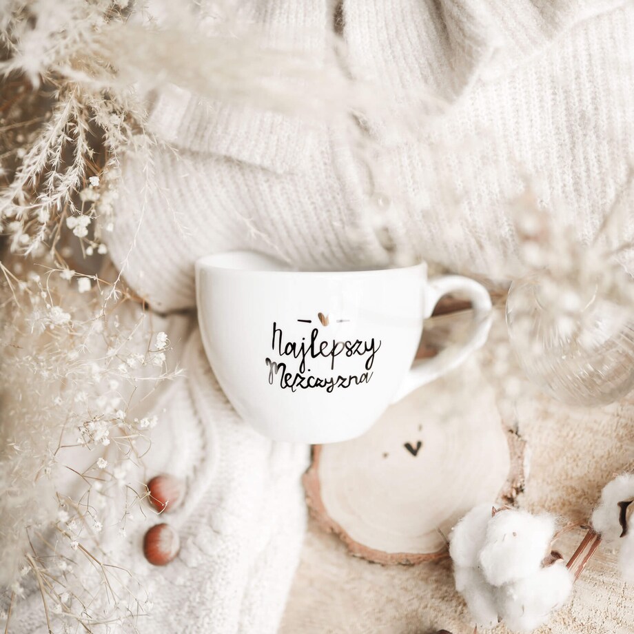 Kubek 500 ml - Najlepszy mężczyzna ZŁOTE SERCE