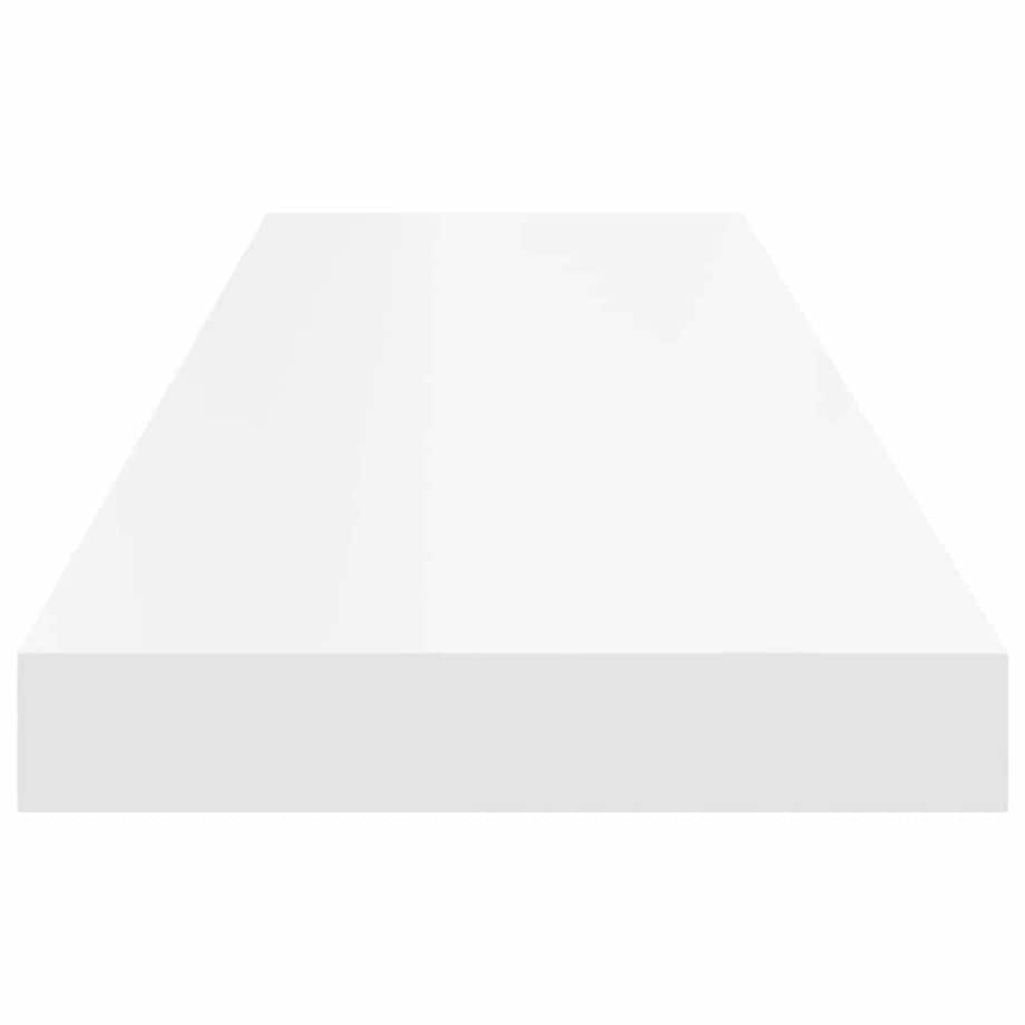 vidaXL Półka ścienna, biała, 90x23,5x3,8 cm, MDF