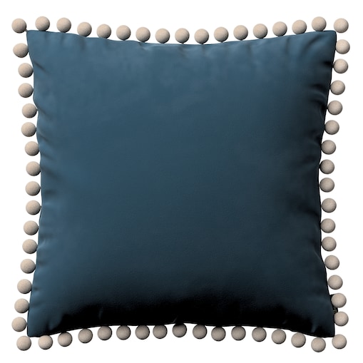 Poszewka Wera na poduszkę 45x45 pruski błękit