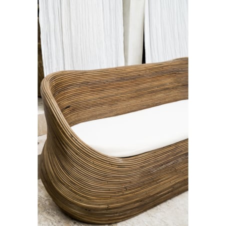 Sofa rattanowa Tegal ciemny Monnarita