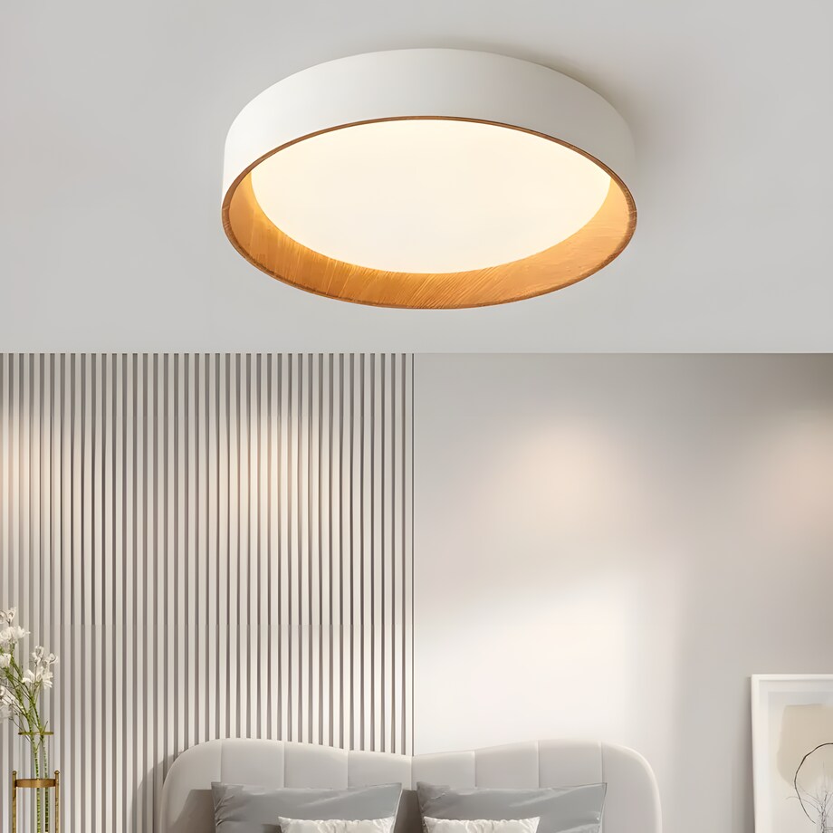 Lampa Sufitowa G115-C 40Cm Beżowy, Metal
