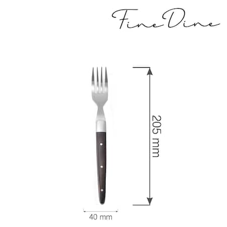 Widelec do steków Corfu 205 mm, zestaw 6 szt.