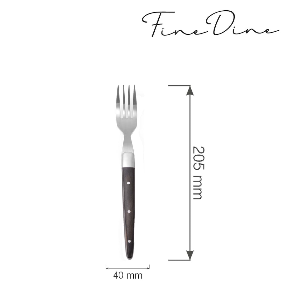 Widelec do steków Corfu 205 mm, zestaw 6 szt.