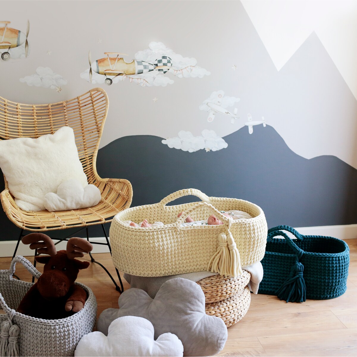 Kosz Mojżesza Happy Moses - Butelkowy