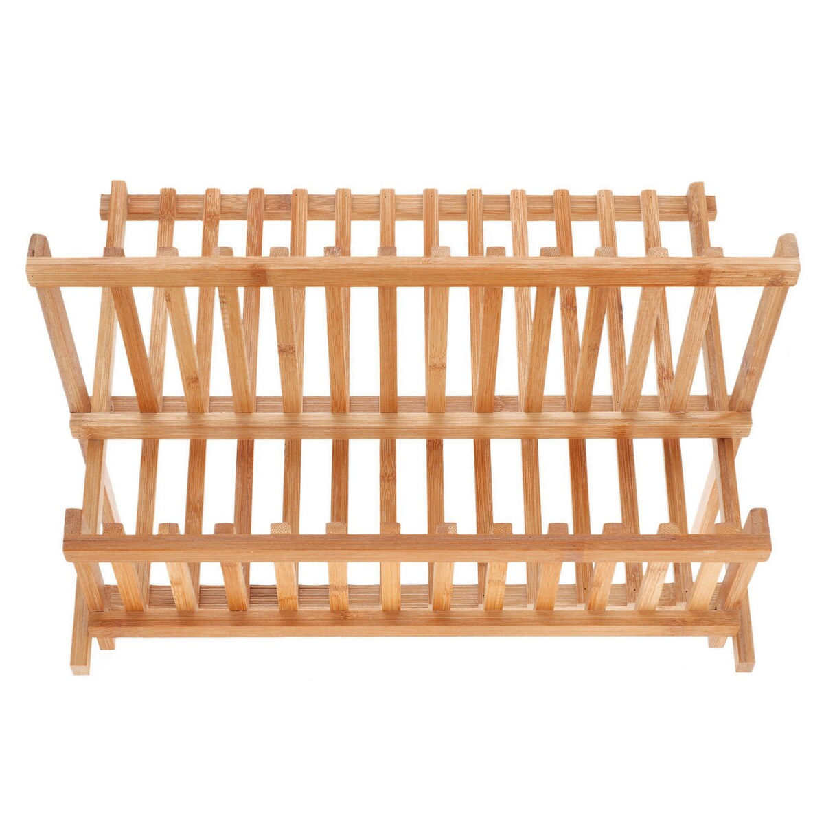 Suszarka do naczyń stojąca bambusowa ociekacz KINGHOFF