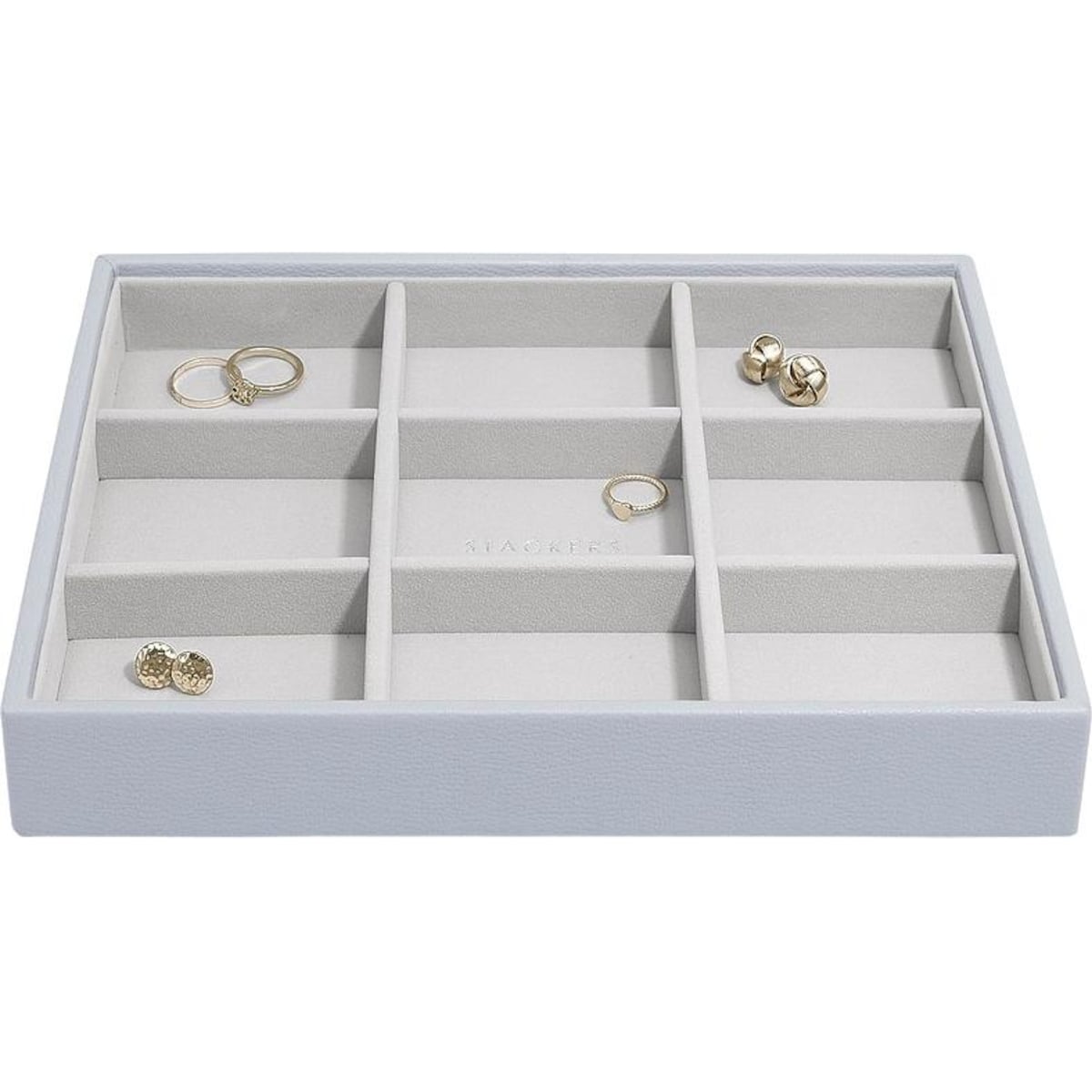 Szkatułka na biżuterię Stackers 9 komorowa classic lawendowa