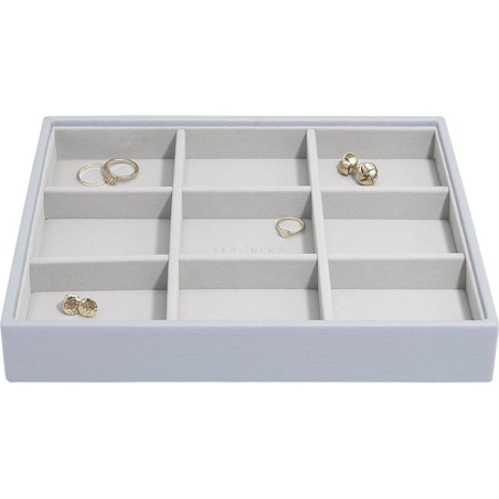 Szkatułka na biżuterię Stackers 9 komorowa classic lawendowa