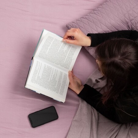 Duże Prześcieradło z Gumką Satynowe 220 x 200 Pudrowe Tradycyjne mocne