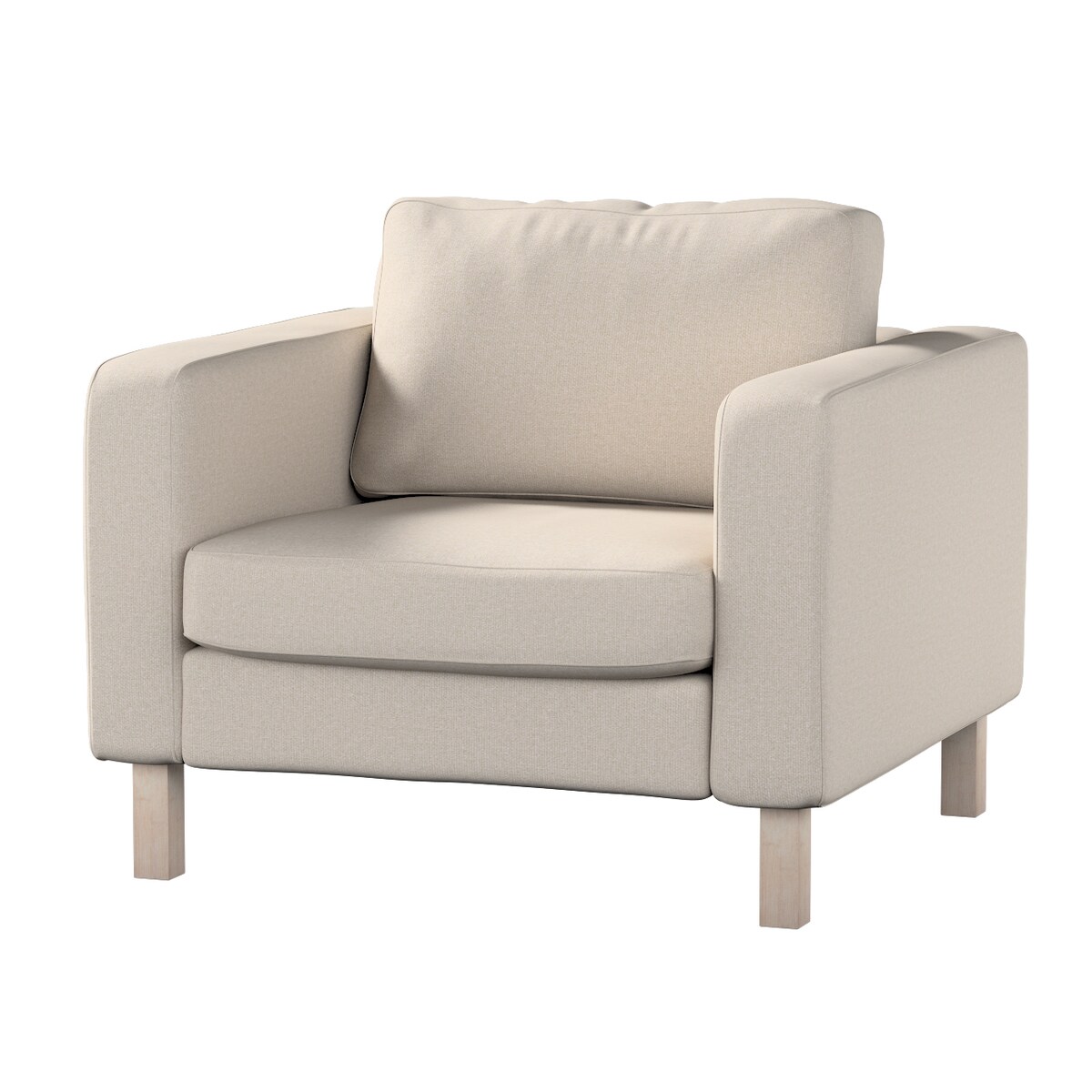 Pokrowiec na fotel Karlstad, szary, 89 x 89 x 64 cm, Living