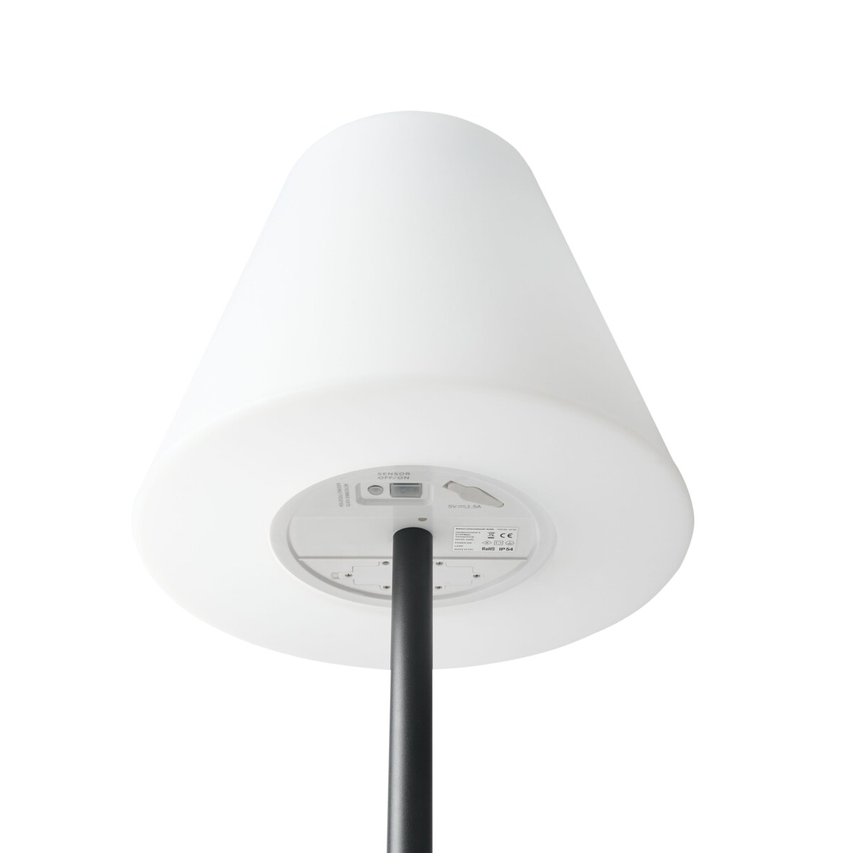 Lampa ogrodowa podłogowa LED FONESCA 150 cm Z pilotem Biały