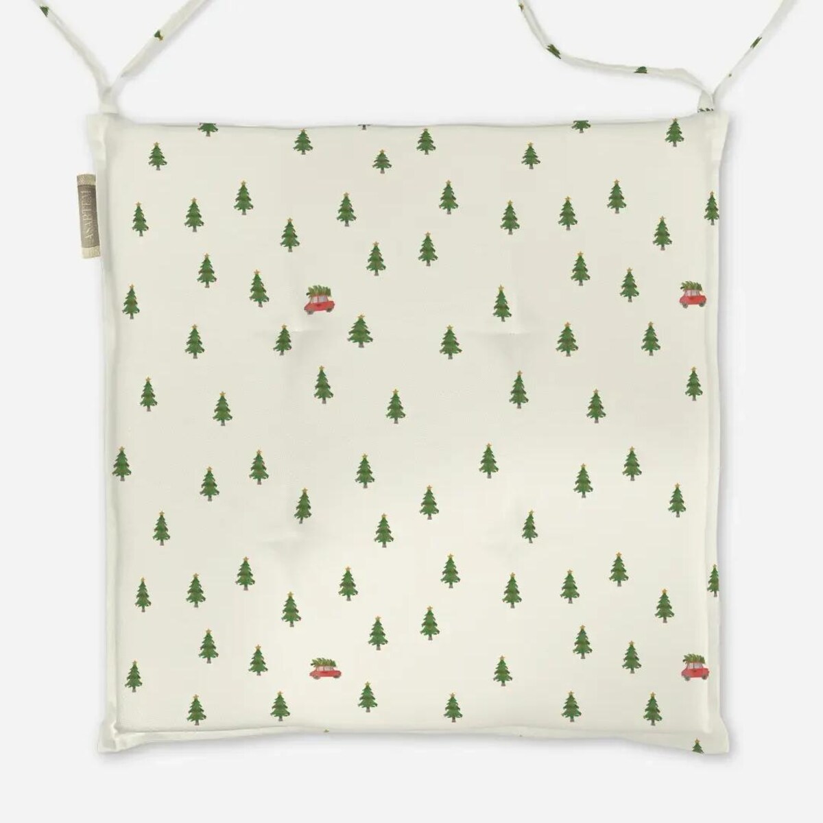 Poduszka świąteczna na krzesło - Minimalistyczny las