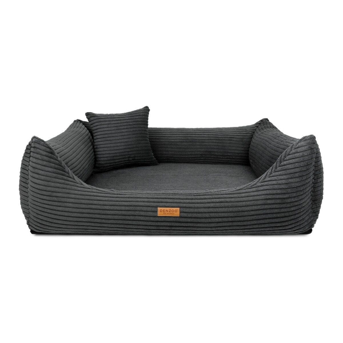 Duże, ortopedyczne legowisko Rimini w kolorze grafitowym