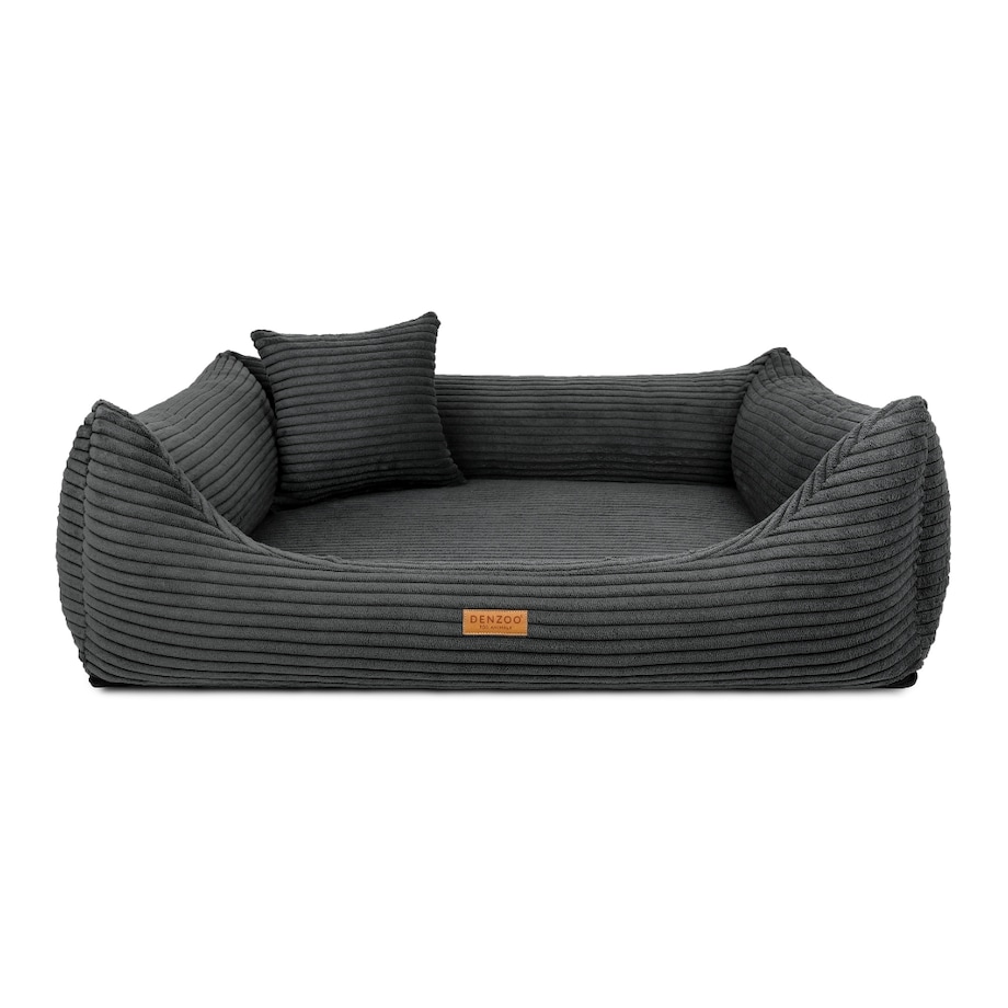 Duże, ortopedyczne legowisko Rimini w kolorze grafitowym