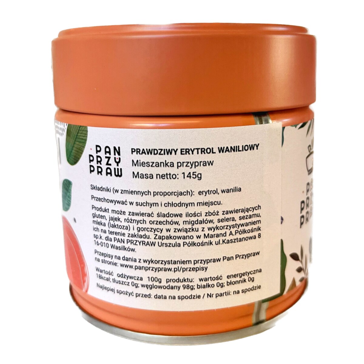 Prawdziwy erytrol waniliowy