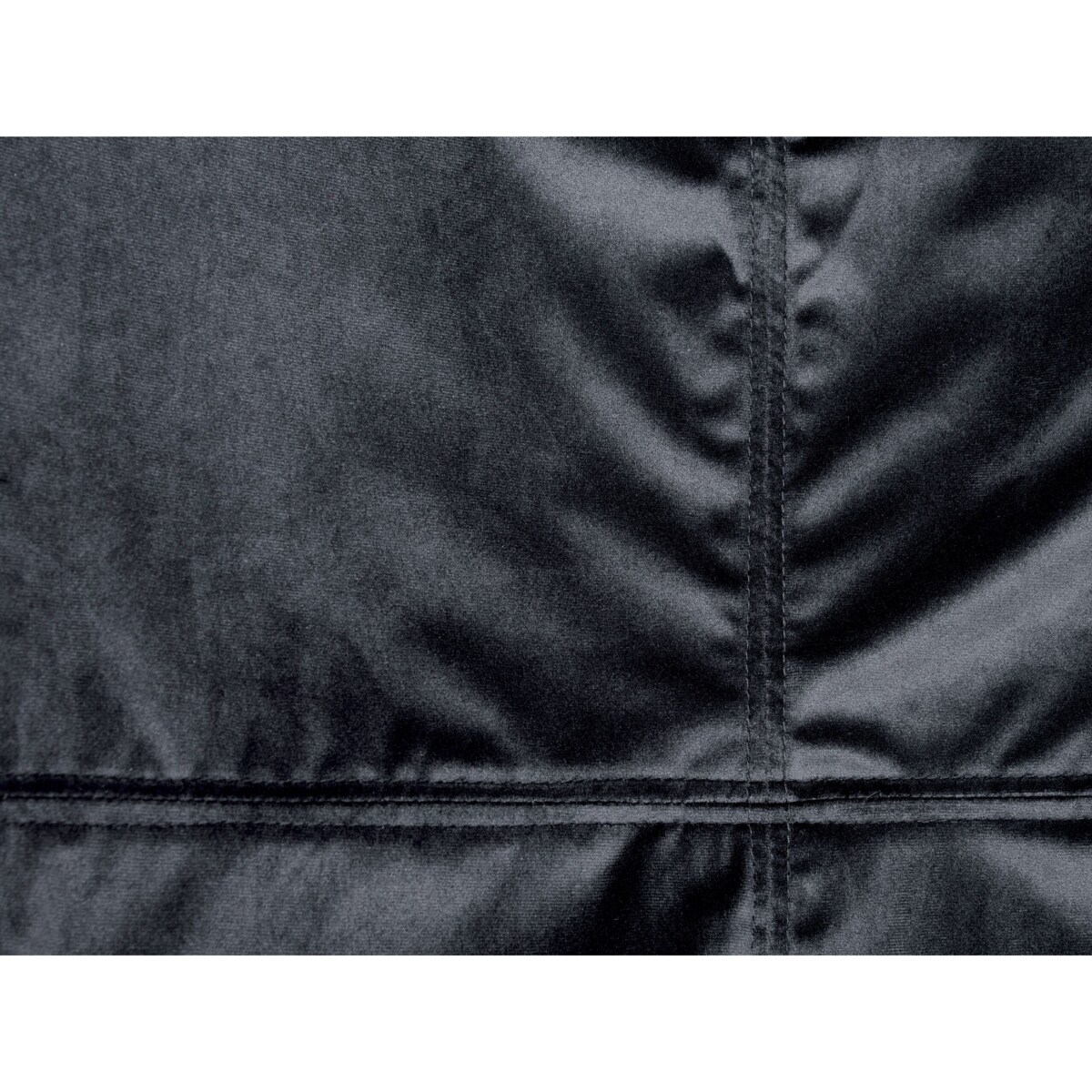 Fotel welurowy czarny NYBRO