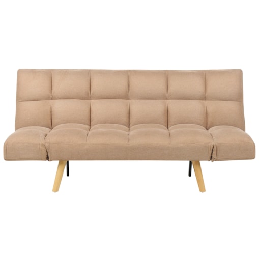 Sofa rozkładana brązowa INGARO