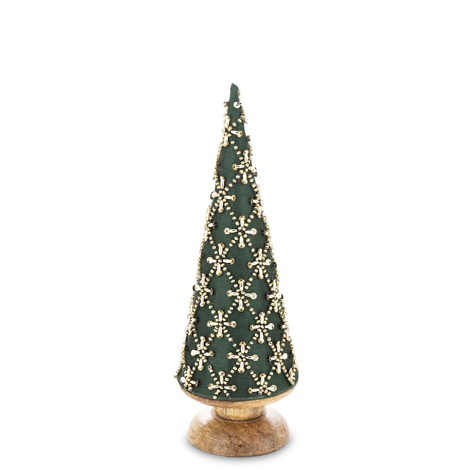 Figurka - choinka drewniana 30x10x10 cm POHON mała