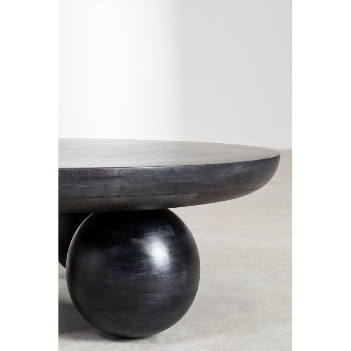 Stolik z drewna mango Balls orzechowy Ø90 cm