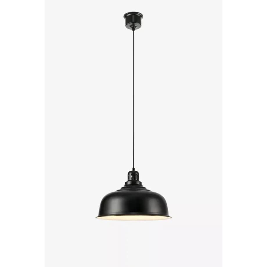 Wisząca lampa jadalniana Port nad stół czarna industrial