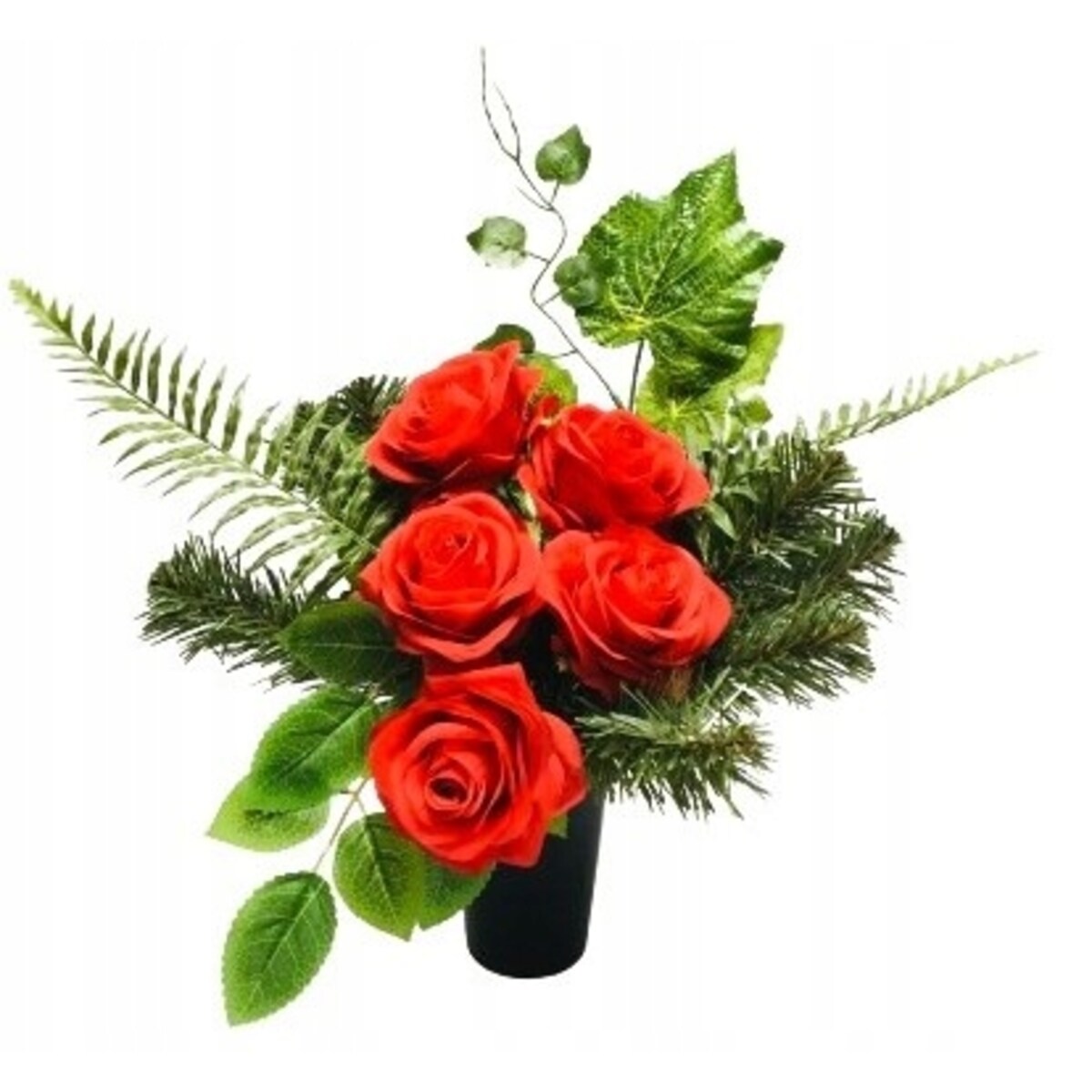 GOTOWY STROIK RÓŻA mamy wkład do flakonu wazonu wiązanka na cmentarz KWIATY