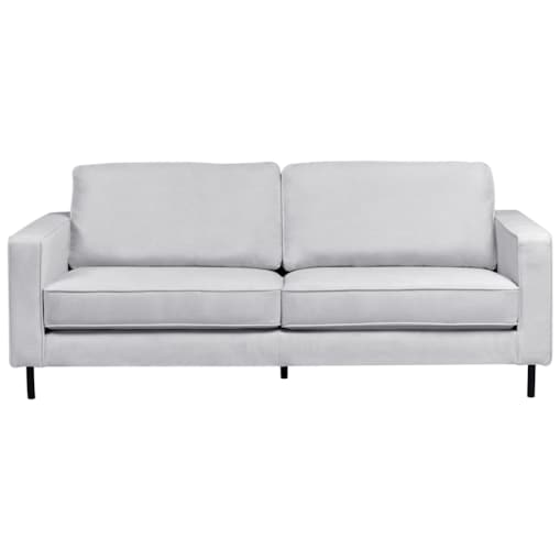 Sofa SAVALEN Jasnoszary dla 3 osób