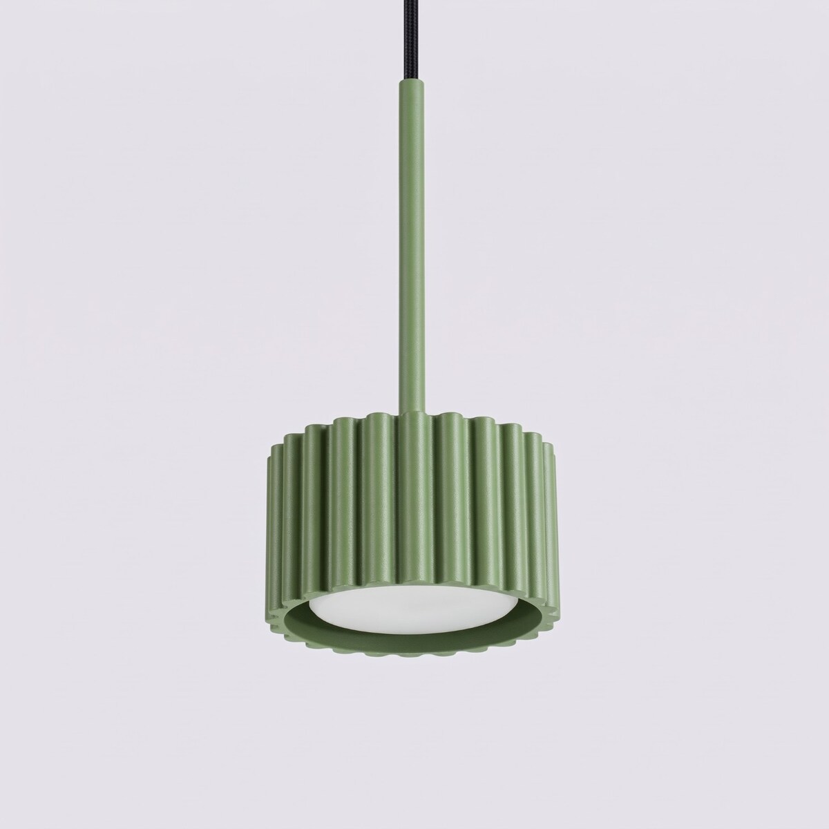Lampa wisząca AURA 1 zielona oliwka Gx53