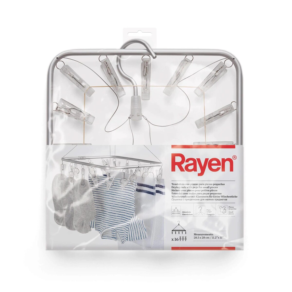 Suszarka wisząca 16 klipsów Rayen