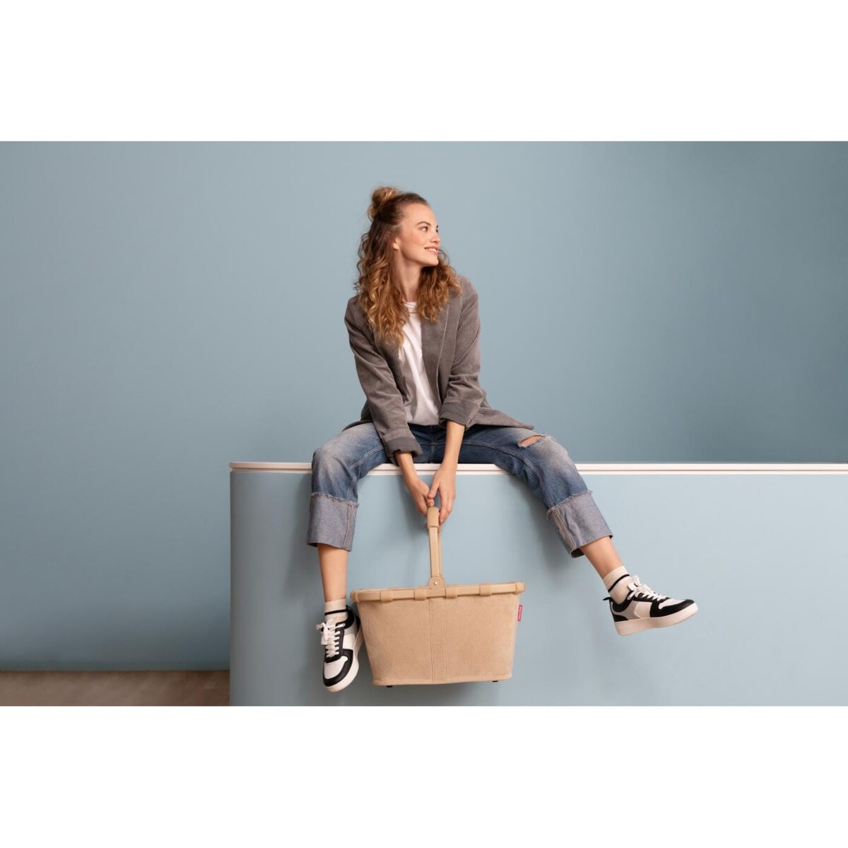 Koszyk CARRYBAG FRAME, cord sand