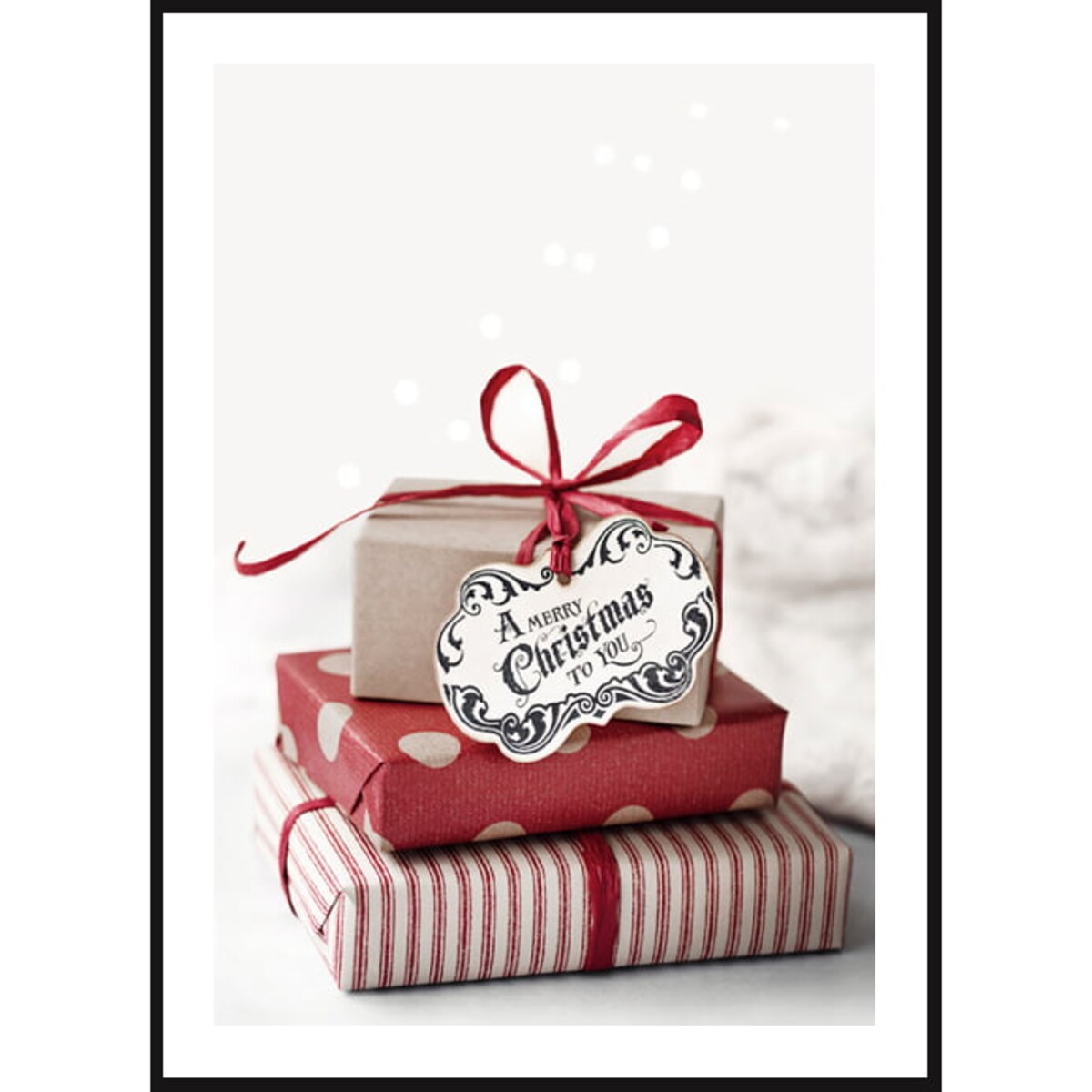 Poster Story, Plakat, Obraz - Prezenty Świąteczne, wymiary 21 x 30 cm