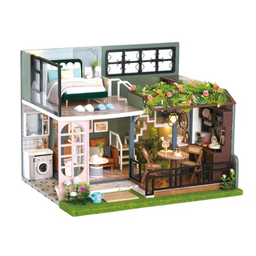 Miniaturowy domek - Zielone wzgórze Ani