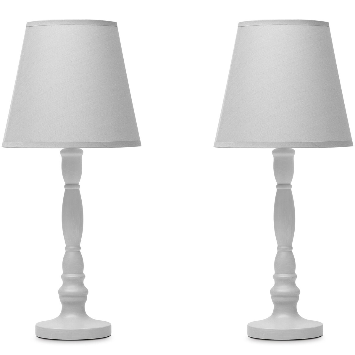 KONSIMO GITTA Lampka nocna 2szt kolor szary