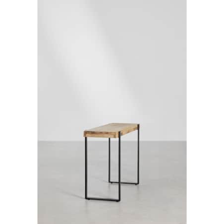 Konsola drewna mango i stali Kiren 120 cm