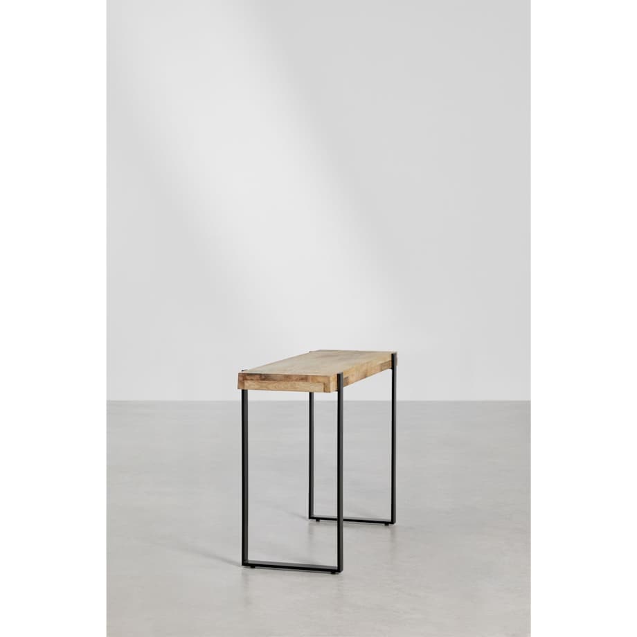 Konsola drewna mango i stali Kiren 120 cm