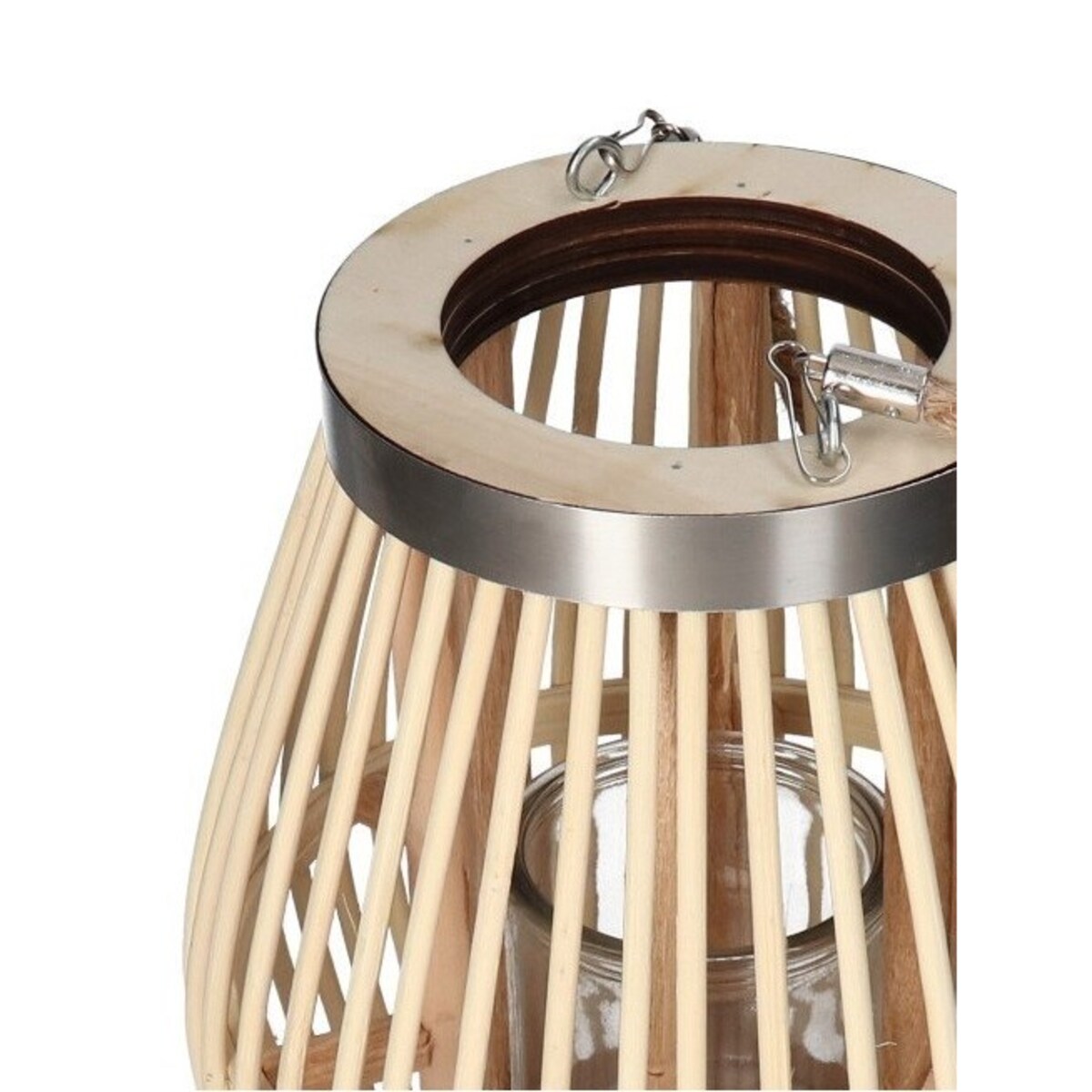 Lampion Bambusowy Rattanowy Latarnia 70 Cm Uszkodzone