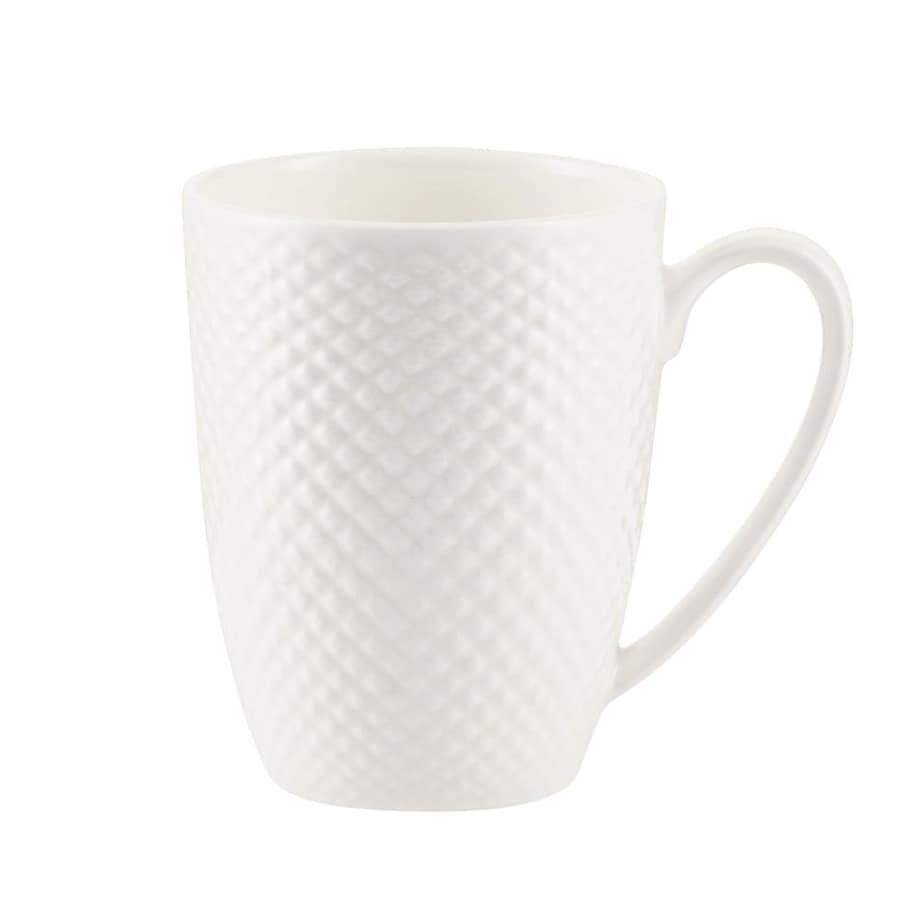 VILLA ITALIA Kubek porcelanowy 350 ml BARI WHITE